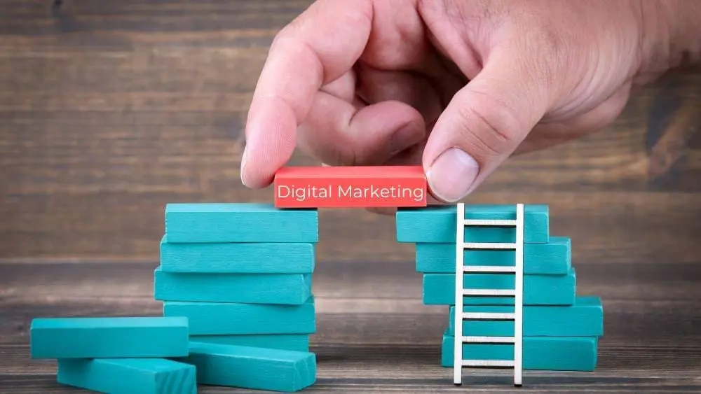 Digital marketing strategy workspace